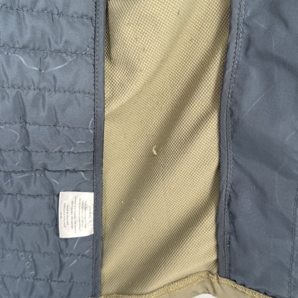 Swannies Coleman Hooded Puffer Golf Jacket Mens Sz M Green Soft Shell - Picture 6 of 7